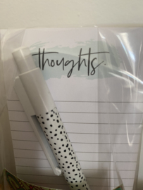 Notitie cadeausetje thoughts