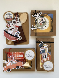 Set Cadeau labels  Pakjes speurtocht Sinterklaas