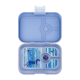 Yumbox Panino - Hazy Blue / Panter tray, 4 vakken