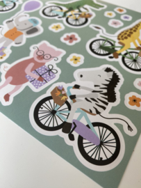 Stickervel party animals