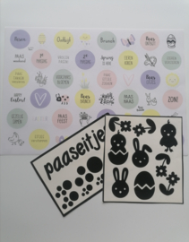 DIY stickers Pasen