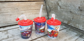 Thema 3D-drinkbeker met rietje