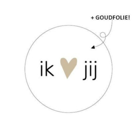 ronde sluitsticker ik ???? jij