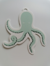 Cadeaukaartje octopus,  inktvis ocean