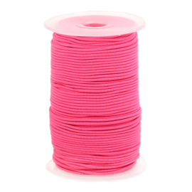 Elastisch koord, neon roze 5 meter