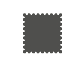 Figuurpons postzegel, Vaessen Creative