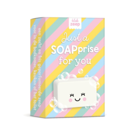 Just a SOAPprise for you, vrolijk gekleurd (DL)