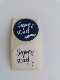 Set van 2 sluitstickers voor super dad