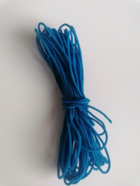 Elastisch koord 1mm, blauw 5 meter