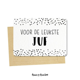 kaart voor de leukste juf