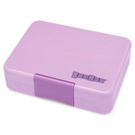 Yumbox Snack- Lulu Purple / Rainbow tray,  3 vakken