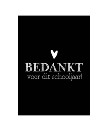 Kaart bedankt voor dit schooljaar!