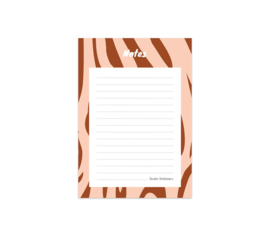 notitieblokje zebra blush