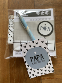 yathzee cadeautje papa