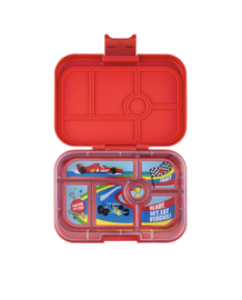 Yumbox Roar Red / Race Cars , 6 vakken