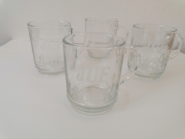 Theeglas voor juf of meester (geëtst, dus vaatwasser proof)