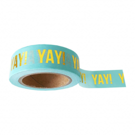 Washi tape  mint Yay! Washitape