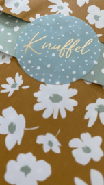 Set van 5 gekleurde stickers knuffel