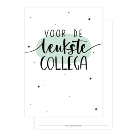 kaart voor de leukste collega