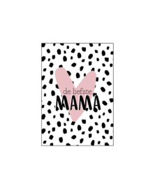 A7 Minikaartje  de liefste mama