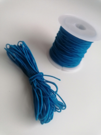 Elastisch koord 1mm, blauw 5 meter