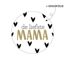 (sluit)sticker  de liefste mama