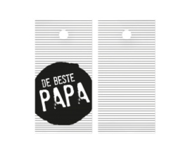 cadeaukaartje de beste papa