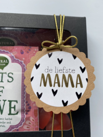 (sluit)sticker  de liefste mama