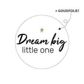 (sluit) dream big little one