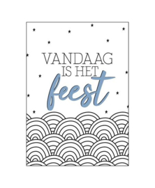 Kaart vandaag is het feest