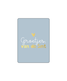 A7 Minikaartje groetjes van de Sint