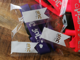 Sluit/cadeausticker  vaantje - lieve juf