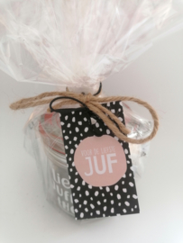 Cadeaulabel voor de liefste juf