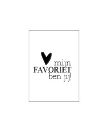 A7 Minikaartje mijn favoriet ben jij!