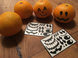 DIY gezicht stickertjes - klein