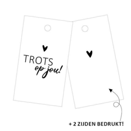 Cadeaulabel trots op jou!