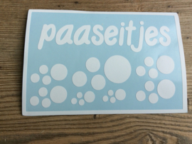 sticker paaseitjes ; DIY paaseitjespot