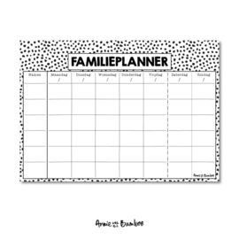 A4 Familieplanner  dots - Annie with the Bamboo
