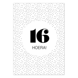 Kaart 16 HOERA!