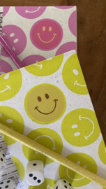 Inpakpapier Smiley - Lemon Yellow /Blue