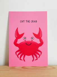 Ansichtkaart cut the crab, vrolijke krab