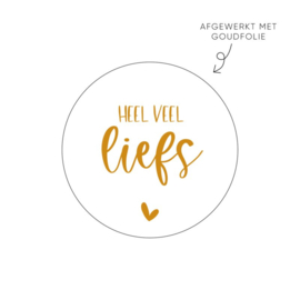 Sluitsticker heel veel liefs