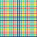 Cadeaupapier happy grid, vrolijk gekleurd blokjes patroon  70x 200 cm