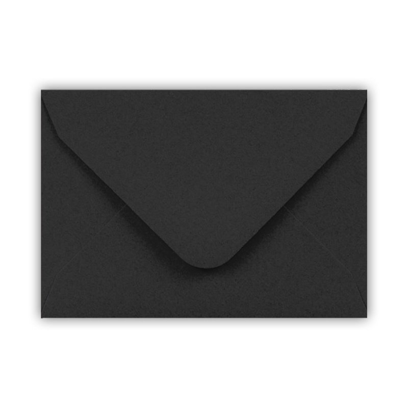 A6 enveloppe, zwart