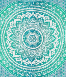 XXL Strandlaken - Mandala GROEN