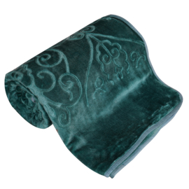 Velvet sprei deluxe - groen