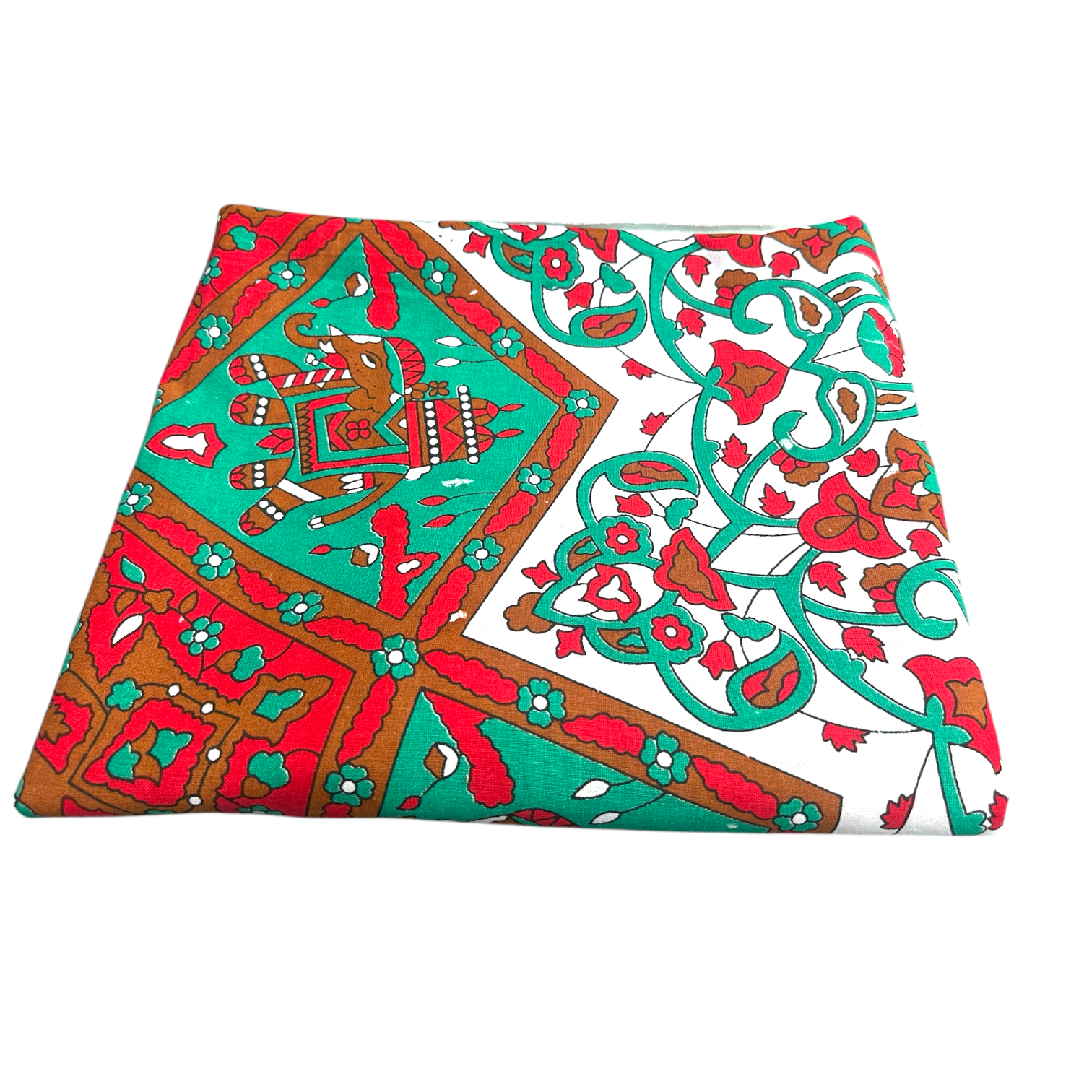 XXL Tweepersoons strandlaken  Turquoise/rood 225x200