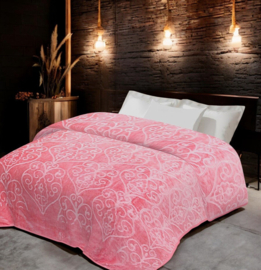 Velvet sprei deluxe - Roze
