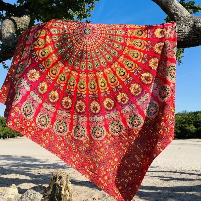 XL Strandkleed - Rood - 210x200