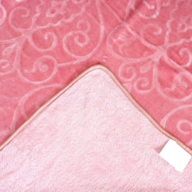 Velvet sprei deluxe - Roze